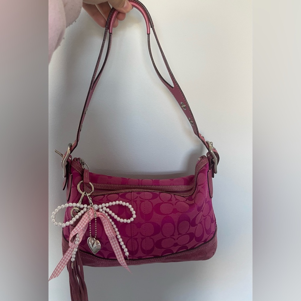 Y2K Pink Coach Bag
